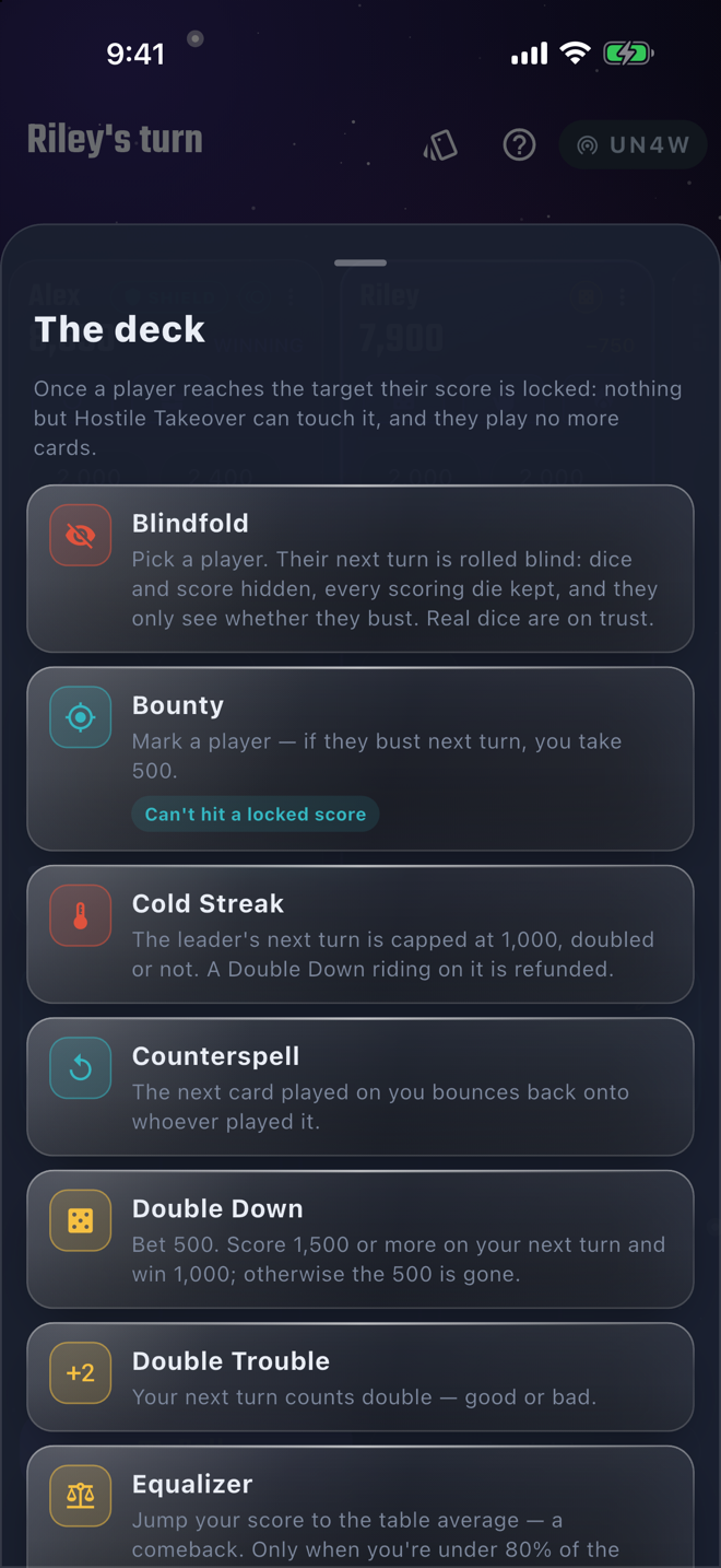 The card guide — every card, what it does, and what it needs